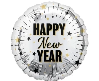 Balon foliowy 18"  Elegant New Year Celebration KK