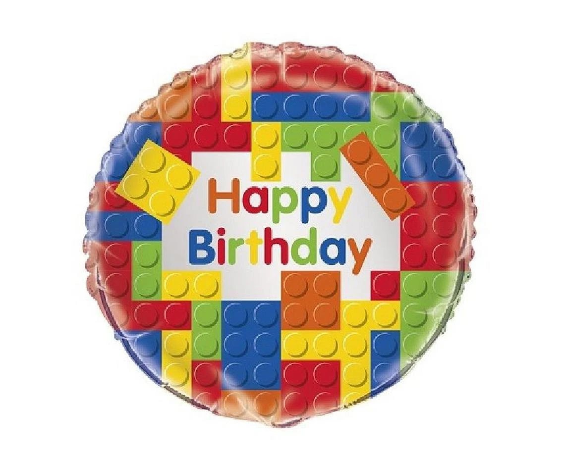Balon foliowy 18" KLOCKI