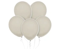Balony Decomex 11", pastel zgaszona biel, 100szt.
