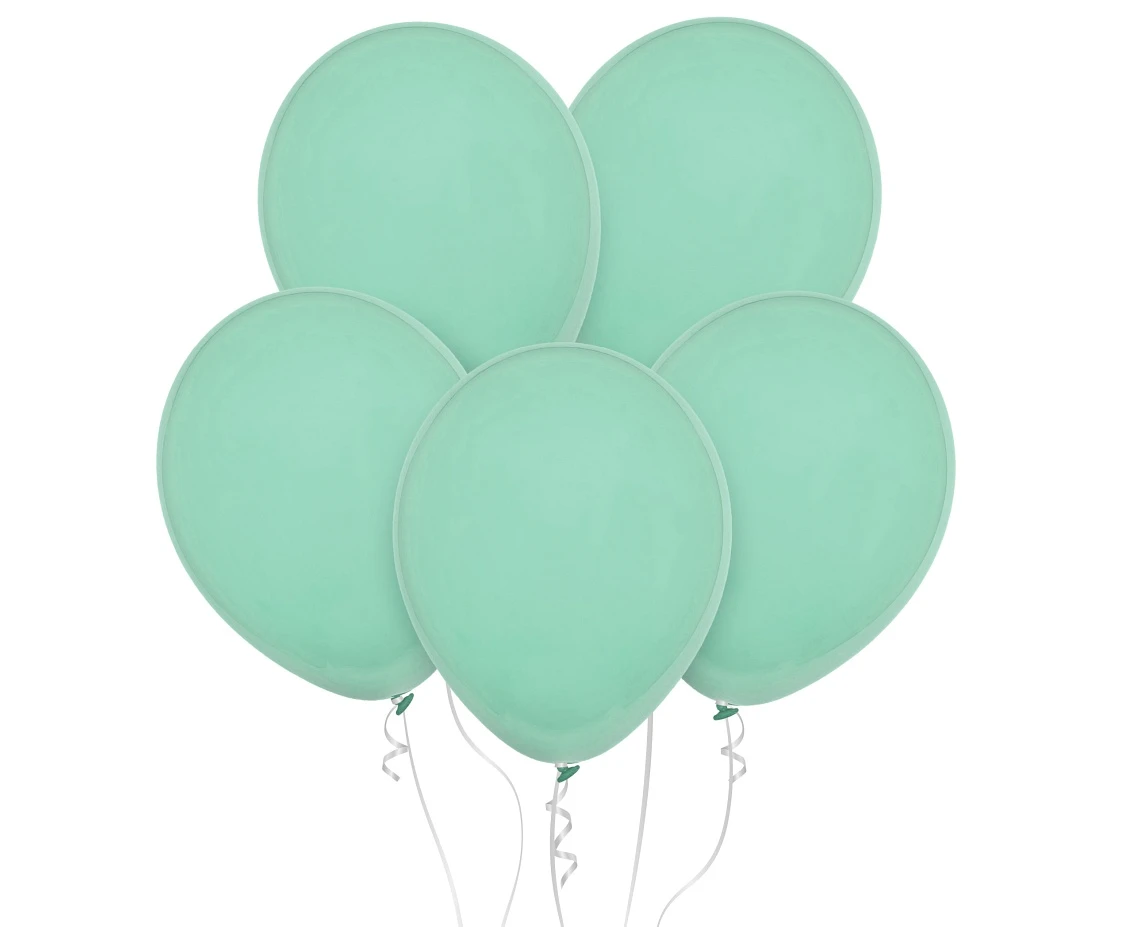 Balony Decomex 11", pastel zielona herbata, 100szt.