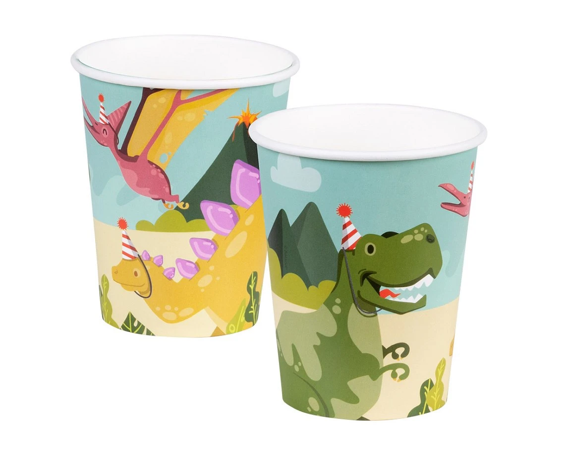 Kubeczki Dino party 25 ml, 10 szt.