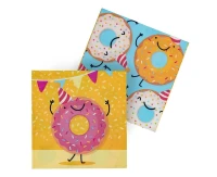 Serwetki Donut 33x33 cm, 20 szt.