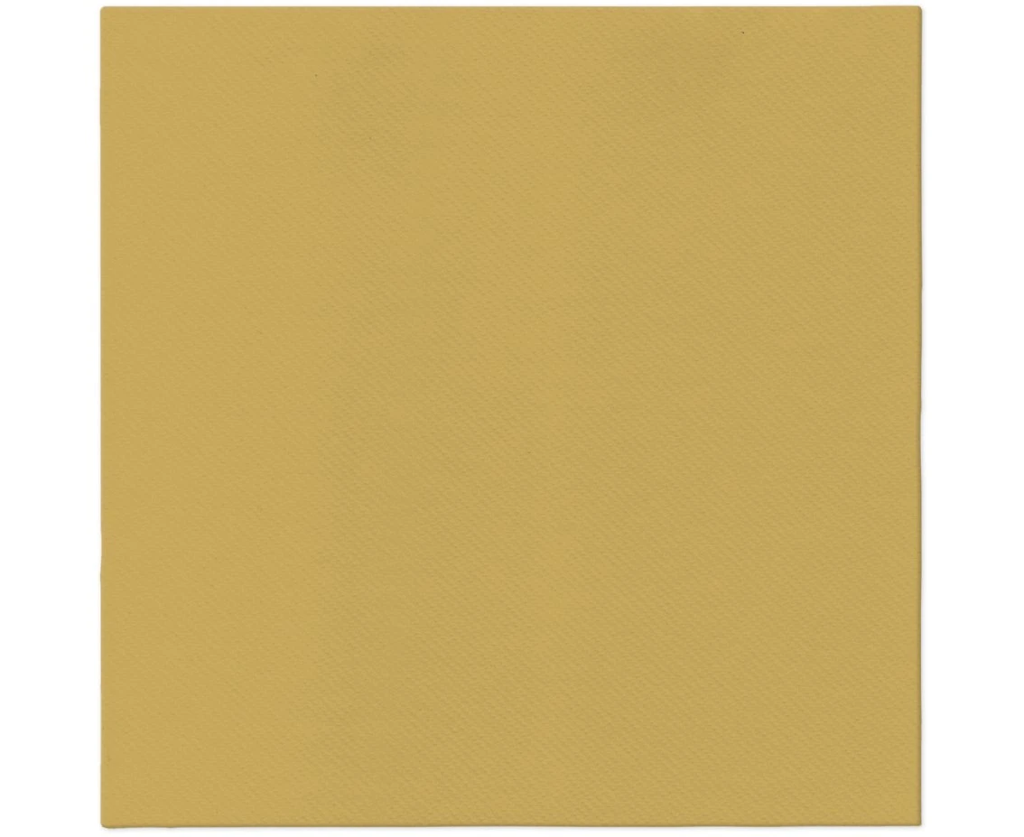 Serwetki Airlaid Monocolor gold, 40x40 cm, 12 szt.