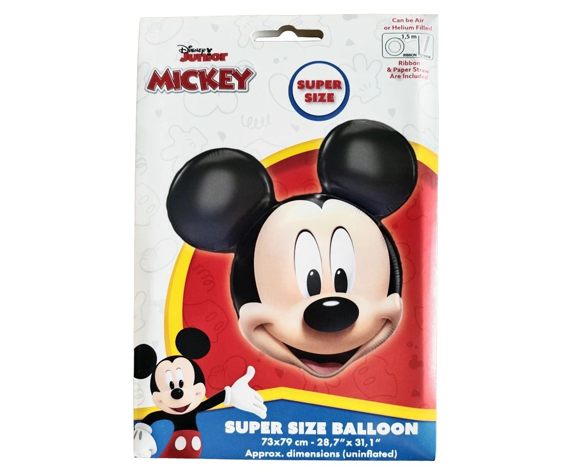 Balon foliowy MICKEY 73x79cm DISNEY, 1 szt.