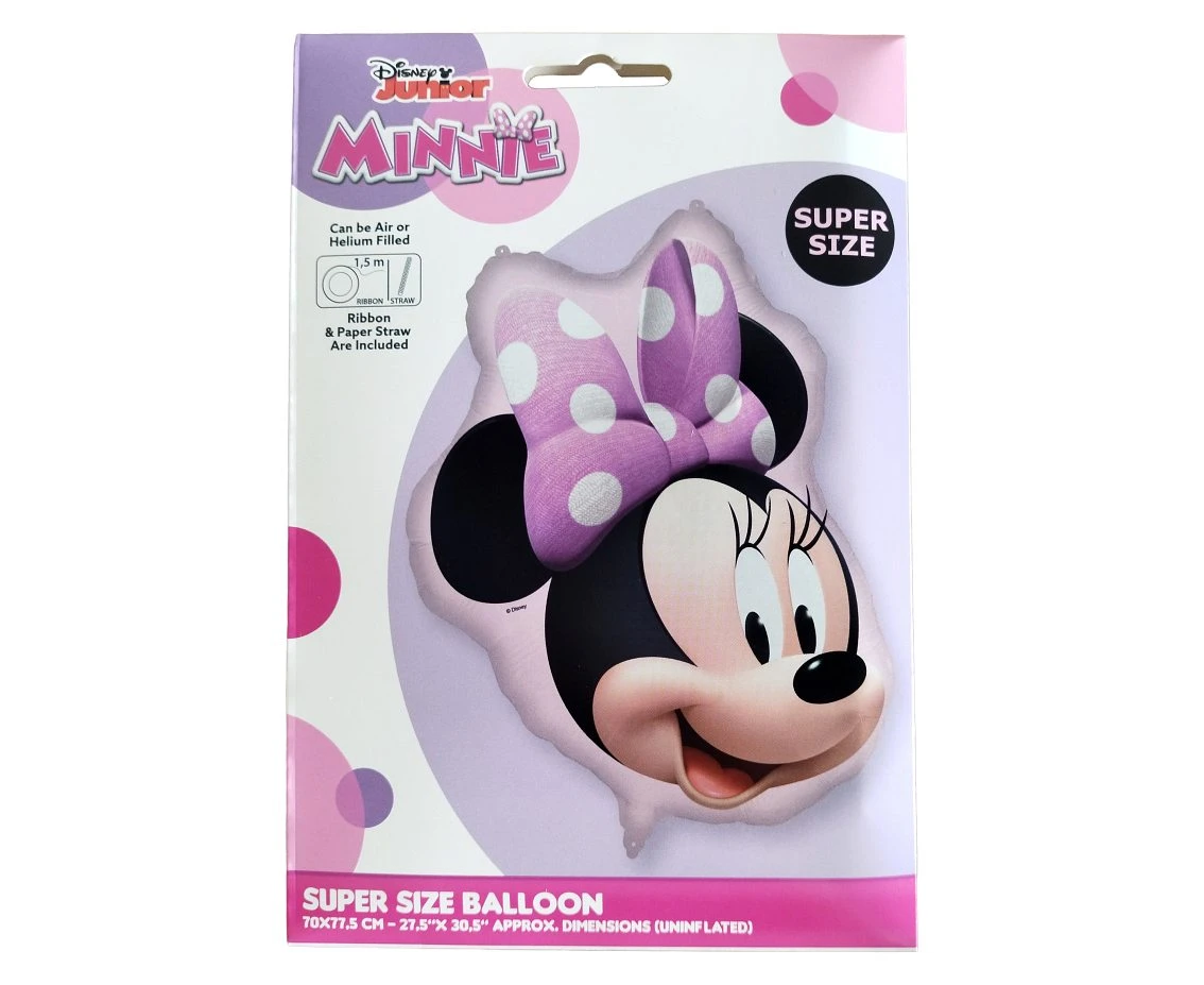 Balon foliowy MINNIE 70x77,5 cm DISNEY, 1 szt.