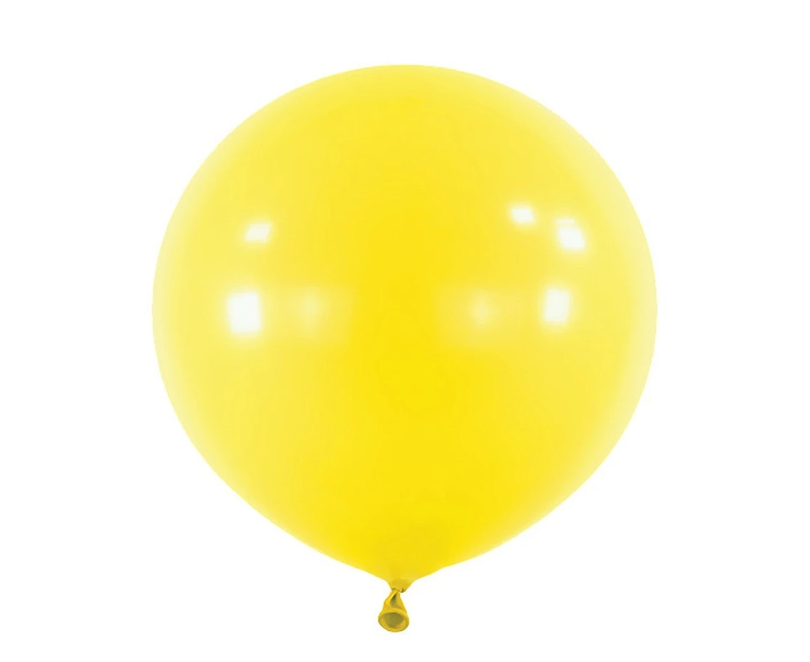 Balony Anagram 24", RND standard żółte słoneczne, 4szt. KK