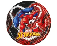 Talerzyki papierowe Spiderman World Of Web, 20 cm., 8 szt.