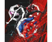 Serwetki papierowe Spiderman World Of Web, 33X33 cm, 20 szt.