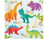 Serwetki papierowe 33X33 cm DECORATA PARTY DINO PARTY  FSC, 20 szt.