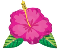 Balon foliowy Super Shape Beautiful Tropical Hibiscus, 63 x 68 cm KK