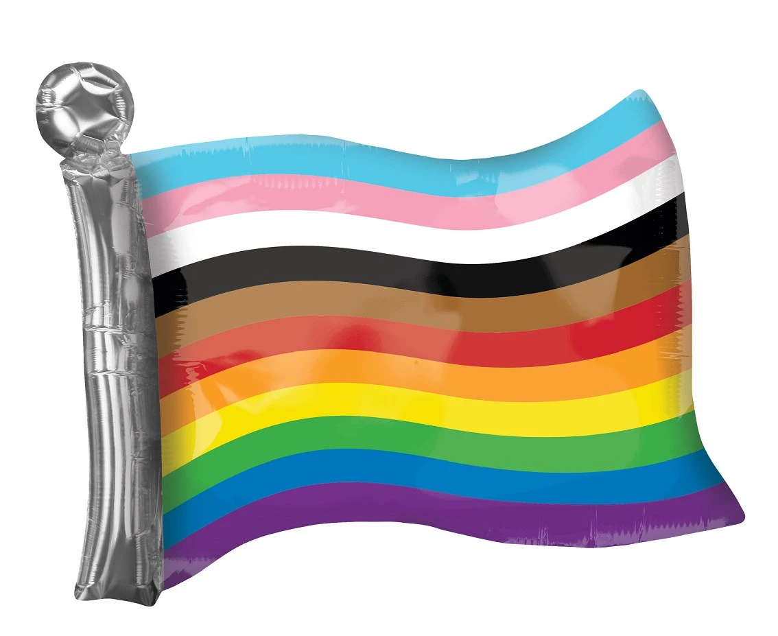 Balon foliowy SuperShapeXL progress pride flag KK