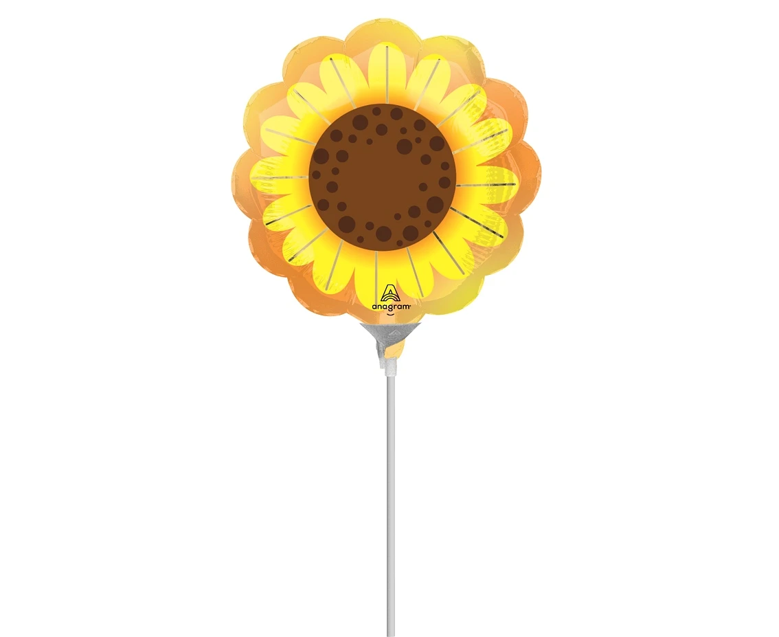 Balon foliowy Mini Shape sunflower glow KK