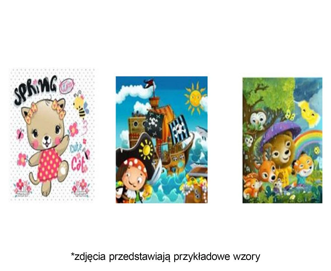 Torebka prezentowa dziecięca 5254L SD20 45x72x25cm szerokie dno, mix, 1 szt