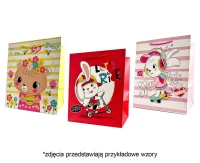 Torebka prezentowa 4wz 4645B 26x32x20cm szerokie dno mix, 1 szt.