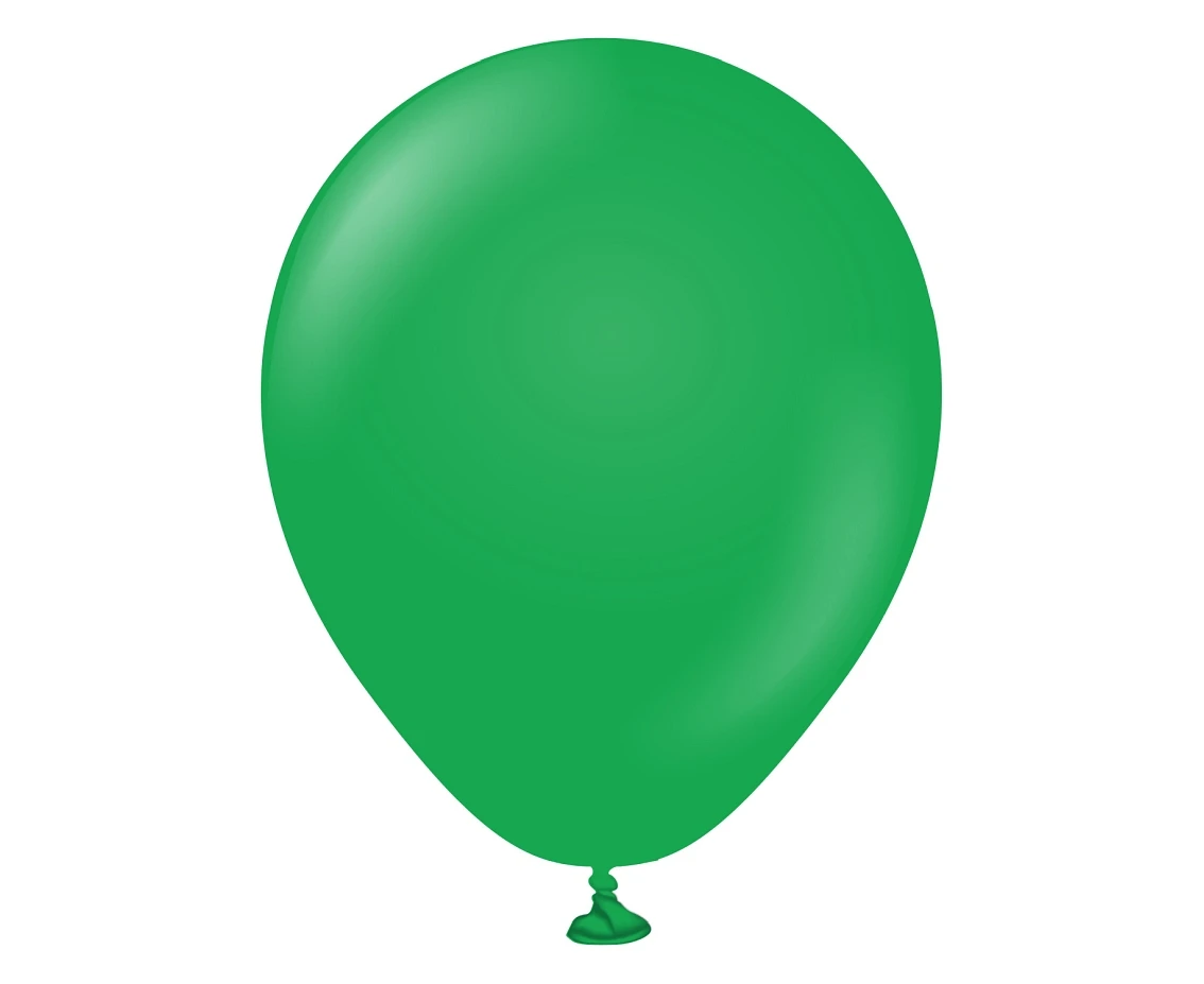 Balony Kalisan 5", (standard green) standard zielone, 100szt.