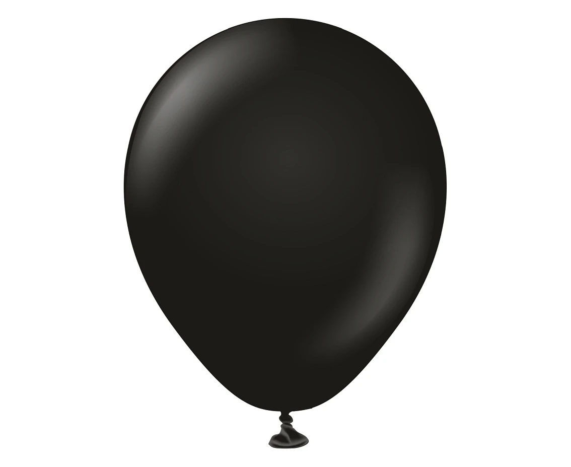 Balony Kalisan 5", (standard black) standard czarne, 100szt.