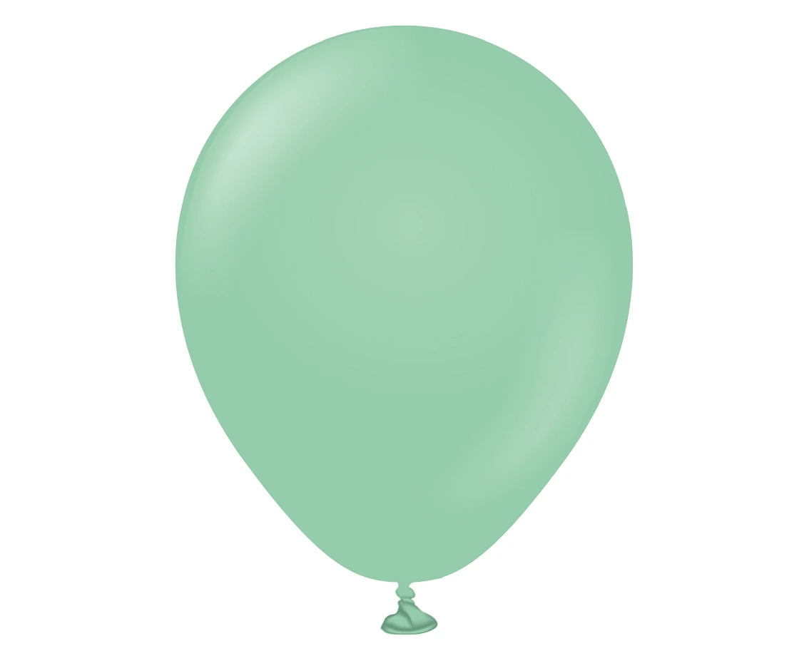 Balony Kalisan 5", (standard mint green) standard miętowa zieleń, 100szt.