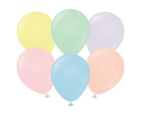 Balony Kalisan 5", (macaron assorted) macaron mix, 100szt.