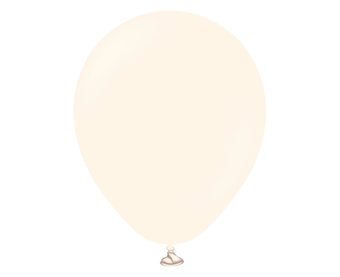 Balony Kalisan 5", (macaron pale salmon) macaron jasne łososiowe, 100szt.