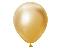 Balony Kalisan 5", (mirror gold) mirror złote, 100szt.