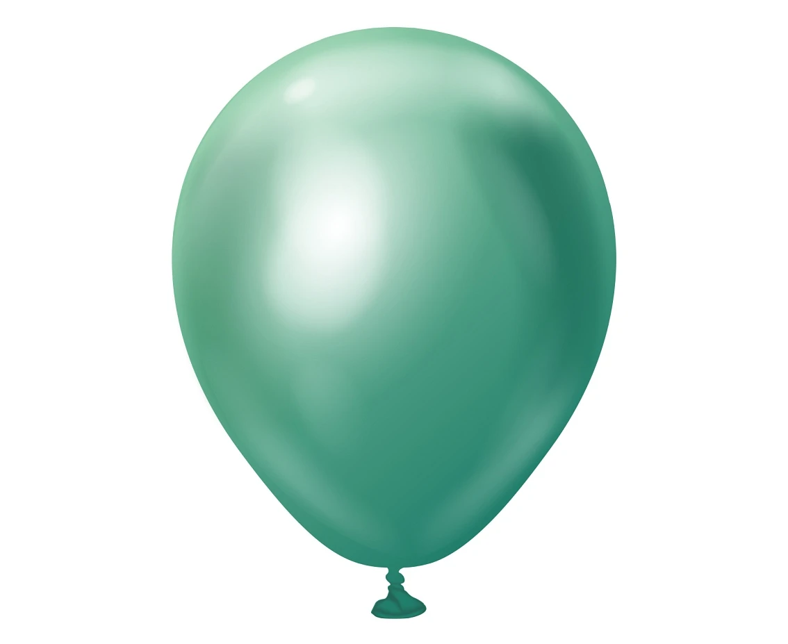 Balony Kalisan 5", (mirror green) mirror zielone, 100szt.