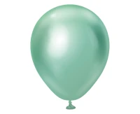 Balony Kalisan 5", (mirror green gold) zielono złote, 100 szt.