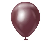 Balony Kalisan 5", (mirror burgundy) mirror bordowe, 100szt.