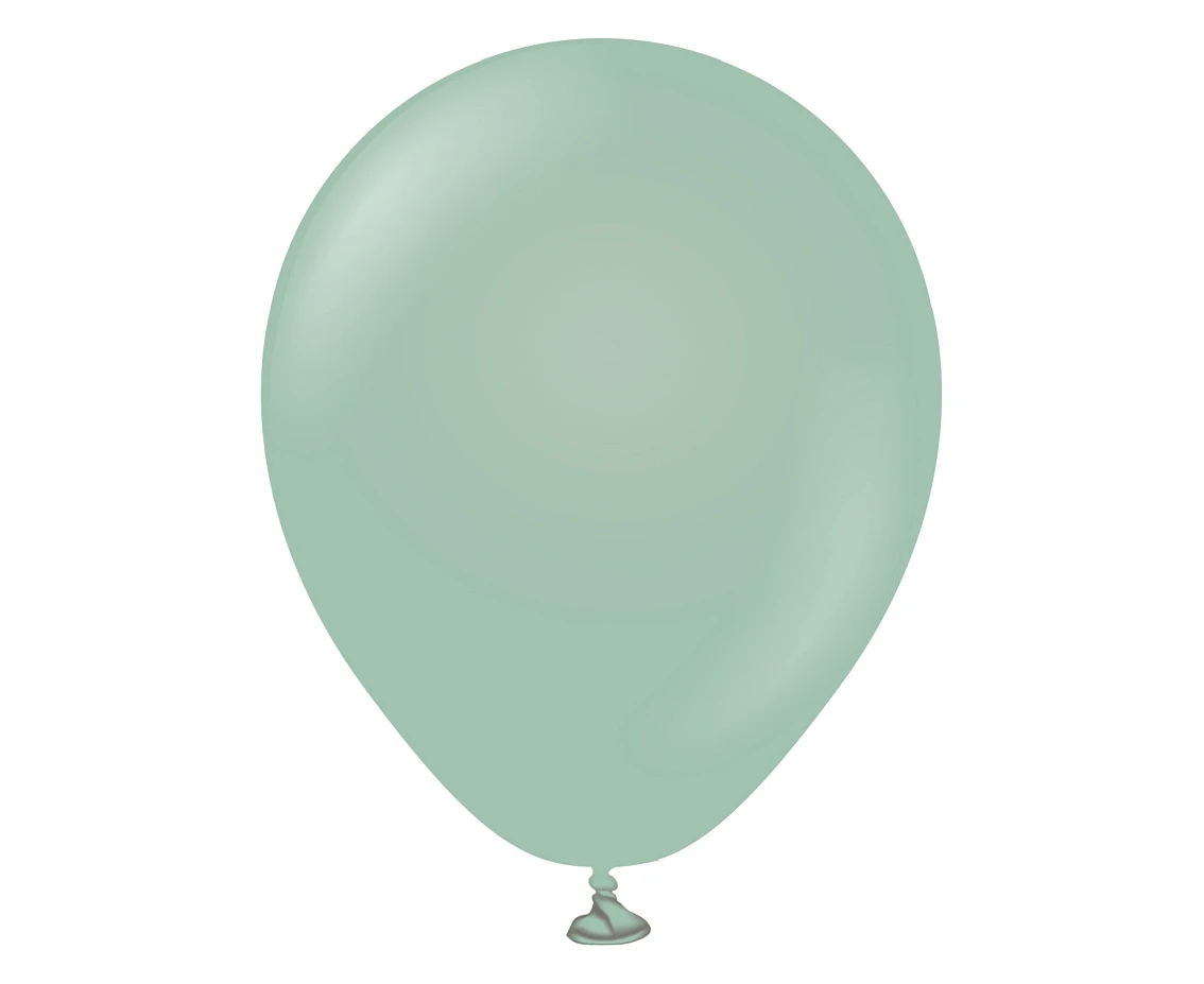 Balony Kalisan 5", (retro winter green) retro zimowe zielone, 100szt.