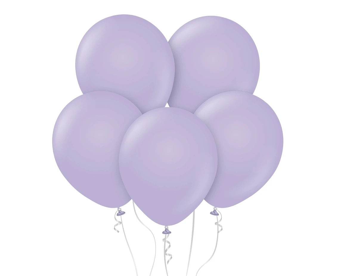 Balony Kalisan 12", (standard lilac) standard liliowe, 100szt.