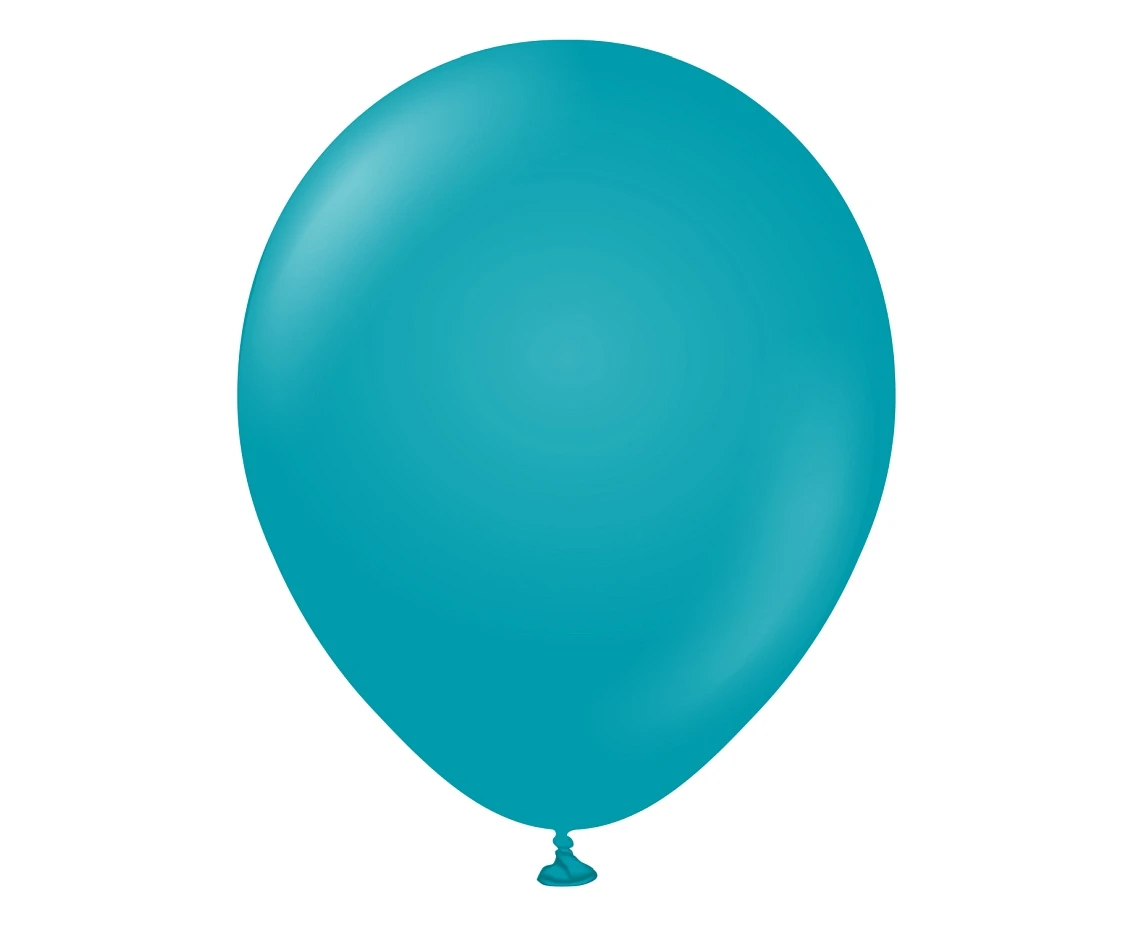 Balony Kalisan 12", (standard turquoise) standard turkusowe, 100szt.