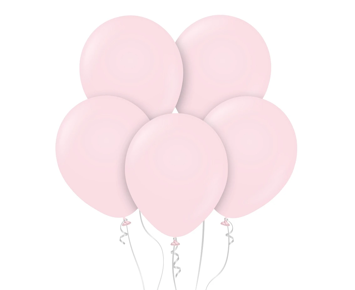 Balony Kalisan 12", (standard light pink) standard jasnoróżowe, 100szt.
