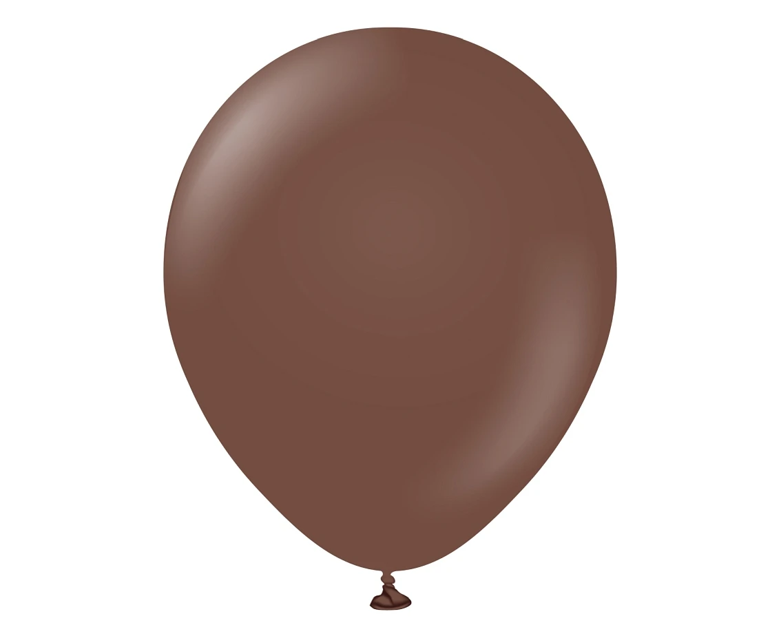Balony Kalisan 12", (standard chocolate brown) standard czekoladowy brąz, 100szt.