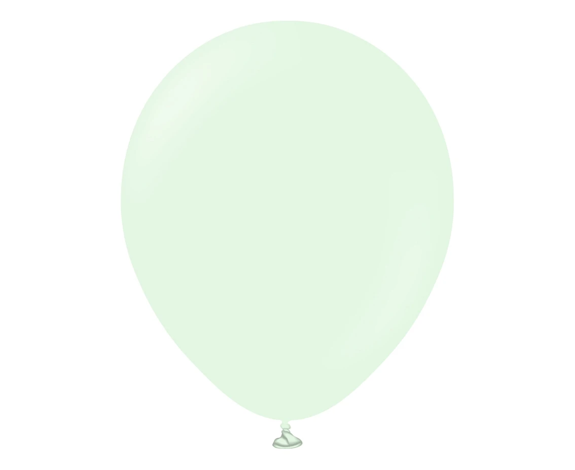Balony Kalisan 12", (macaron pale green) macaron jasnozielone, 100szt.