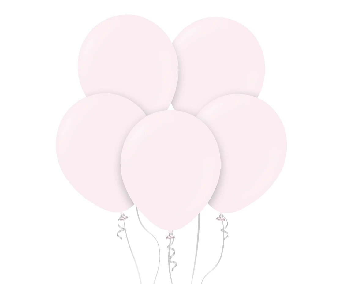 Balony Kalisan 12", (macaron pale pink) macaron jasnoróżowe, 100szt.