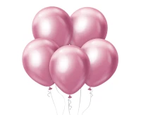 Balony Kalisan 12", (mirror pink) mirror różowe, 50szt.