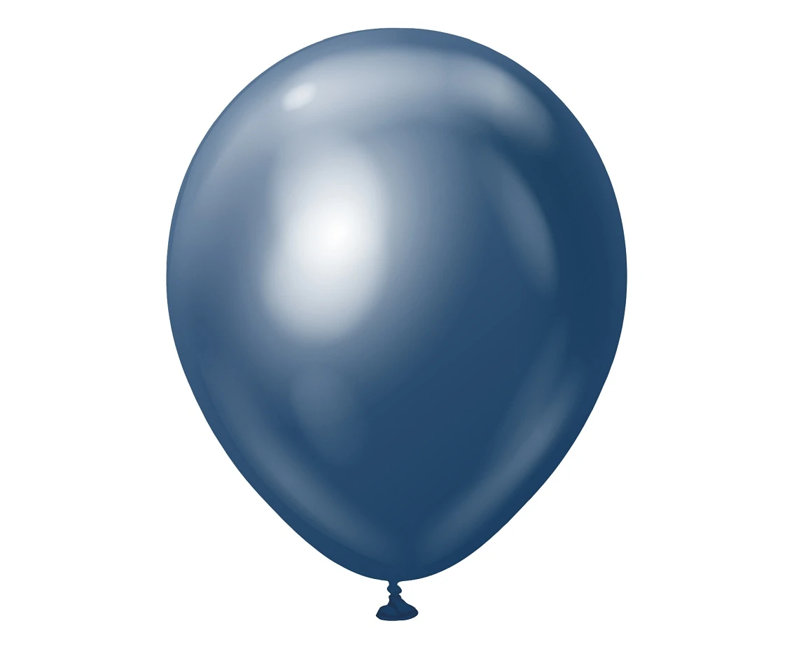 Balony Kalisan 12", (mirror navy) mirror granatowe, 50szt.