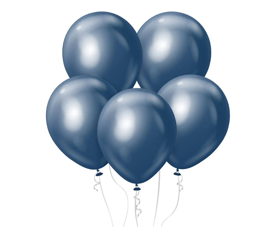 Balony Kalisan 12", (mirror navy) mirror granatowe, 50szt.