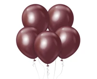 Balony Kalisan 12", (mirror burgundy) mirror bordowe, 50szt.