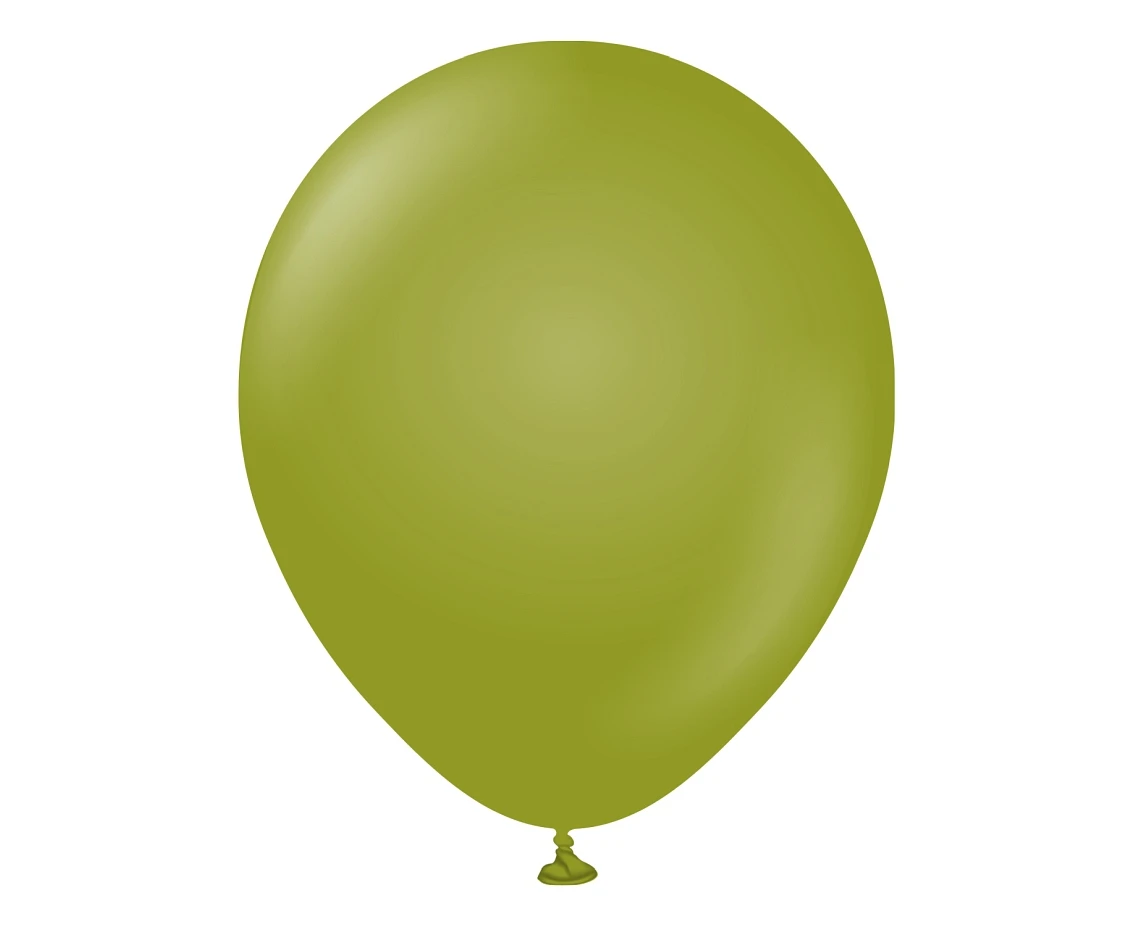 Balony Kalisan 12", (retro olive) retro oliwkowe, 100szt.