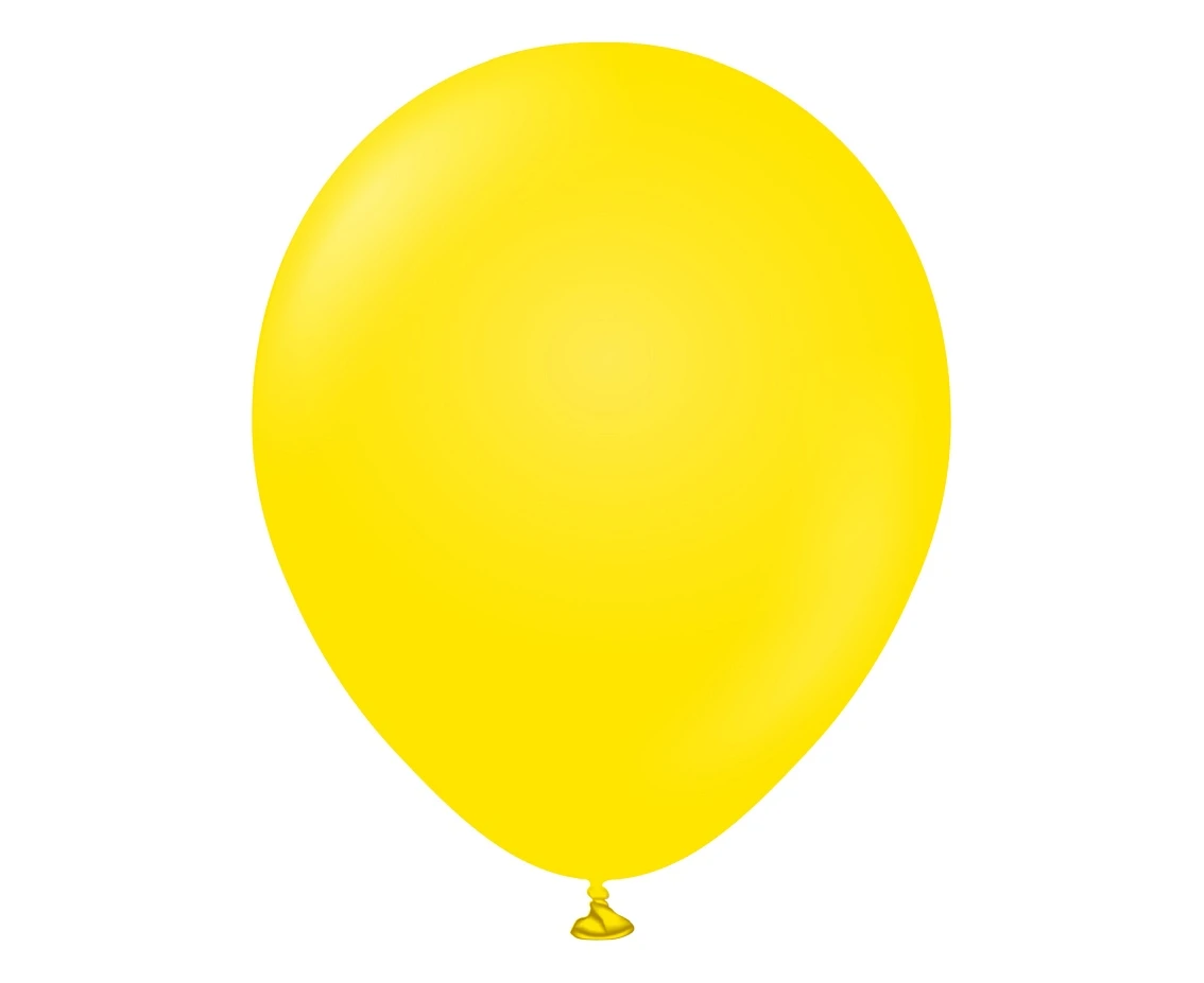 Balony Kalisan 18", (standard yellow) standard żółte, 25szt.