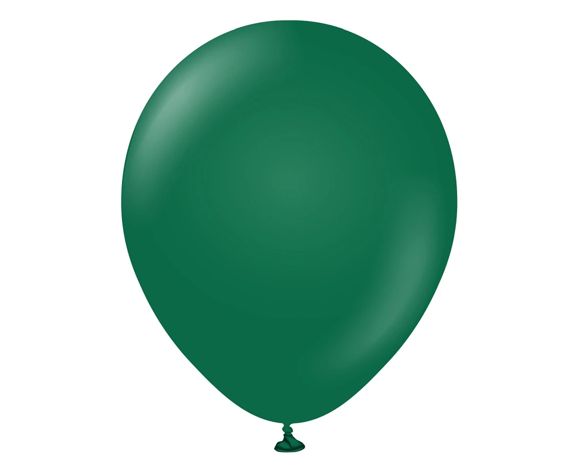 Balony Kalisan 18", (standard dark green) standard ciemnozielone, 25szt.