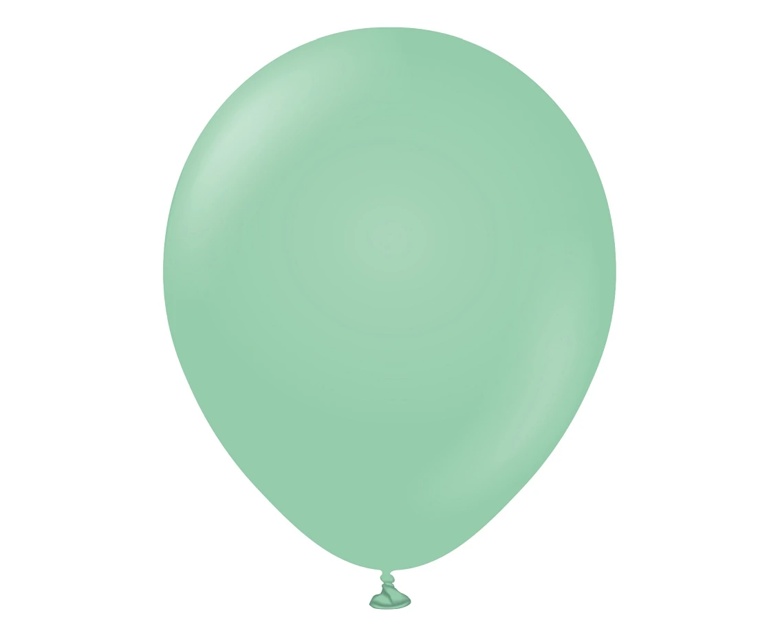Balony Kalisan 18", (standard mint green) standard miętowa zieleń, 25szt.