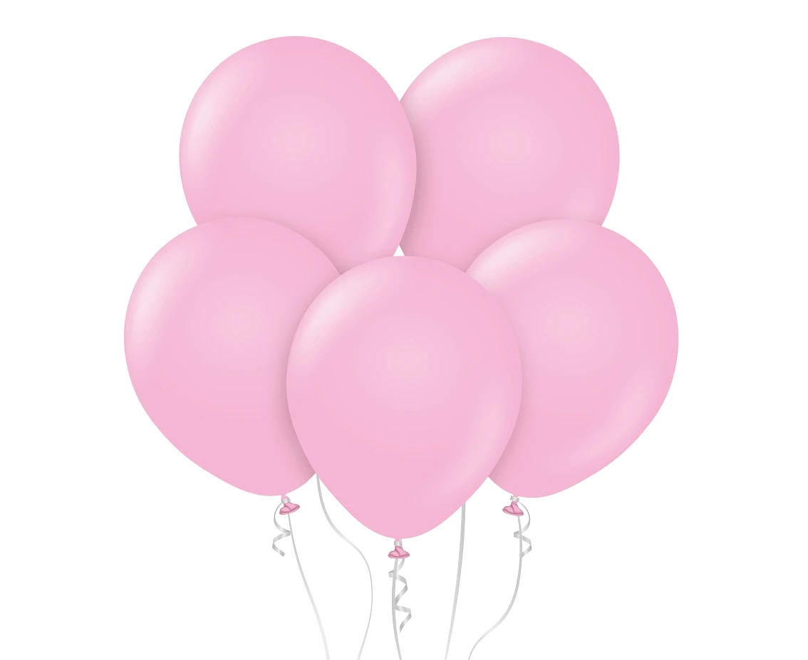 Balony Kalisan 18", (standard candy pink) standard cukierkowe różowe, 25szt.