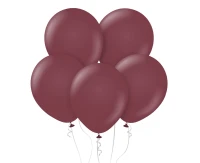 Balony Kalisan 18", (standard burgundy) standard bordowe, 25szt.