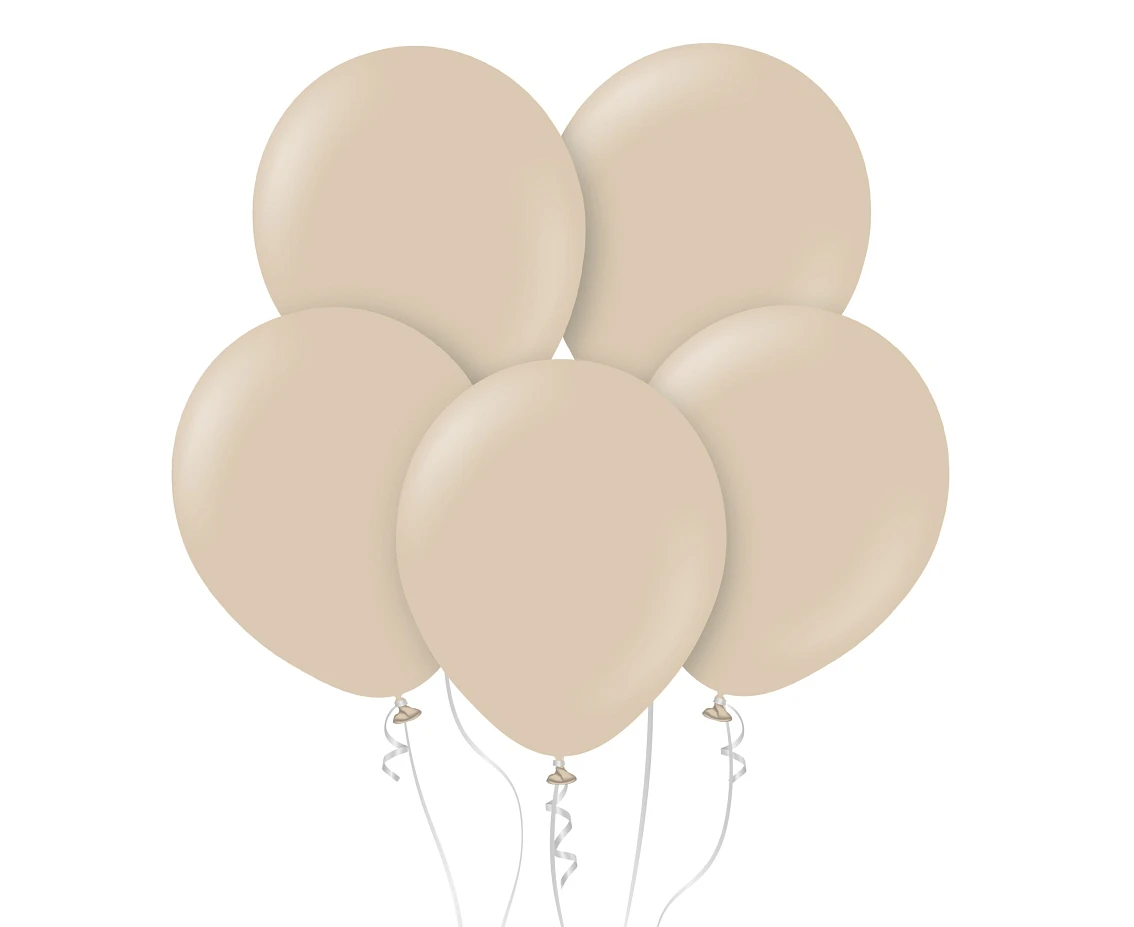 Balony Kalisan 18", (standard hazelnut) standard orzech laskowy, 25szt.