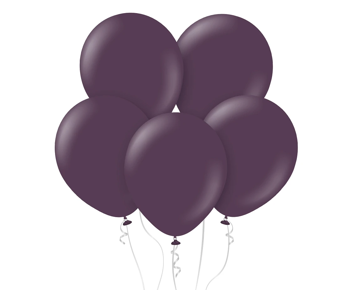 Balony Kalisan 18", (standard plum) standard śliwkowe, 25szt.