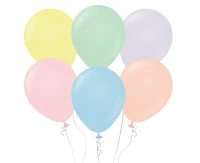 Balony Kalisan 18", (macaron assorted) macaron mix, 25szt.