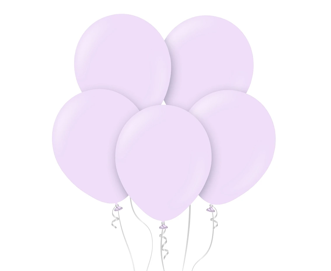 Balony Kalisan 18", (macaron lilac) macaron liliowe, 25szt.