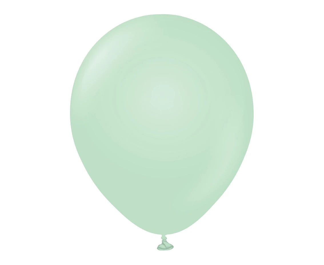 Balony Kalisan 18", (macaron green) macaron zielone, 25szt.