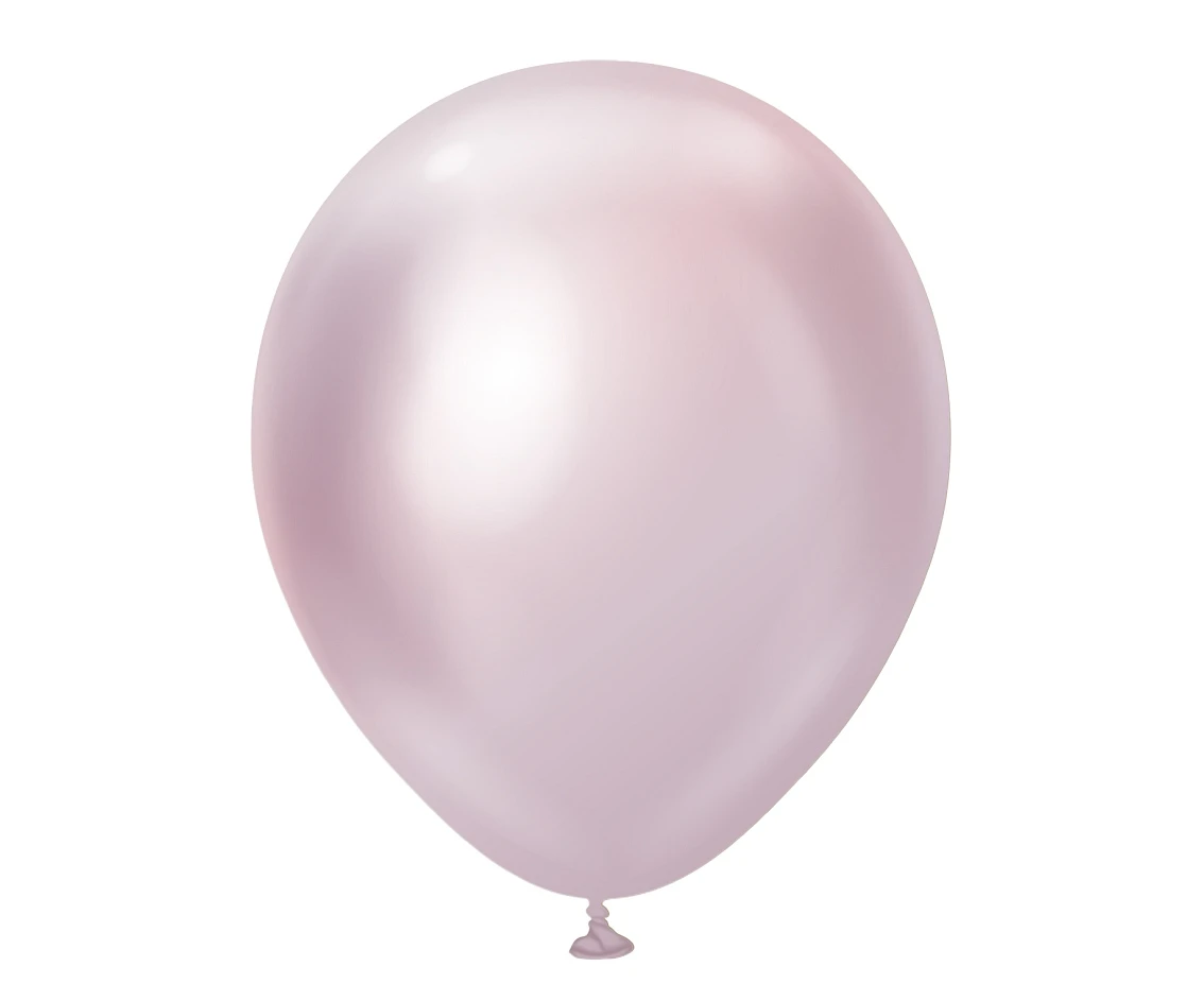 Balony Kalisan 18", (mirror pink gold) mirror różowo-złote, 25szt.